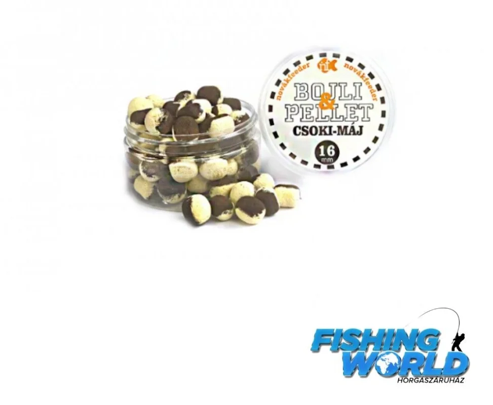 Novák Feeder Wafters Mixed Bojli-Pellet, csoki-máj Szuper akció