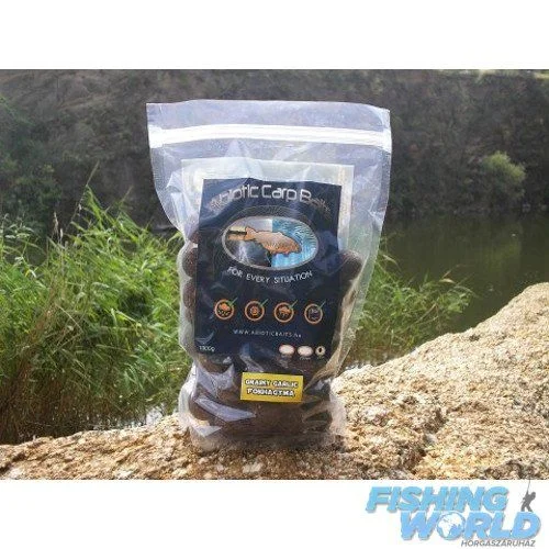 Kihagyhatatlan ajánlat Abiotic Carp Baits Grainy Garlic (fokhagyma) bojli 1kg