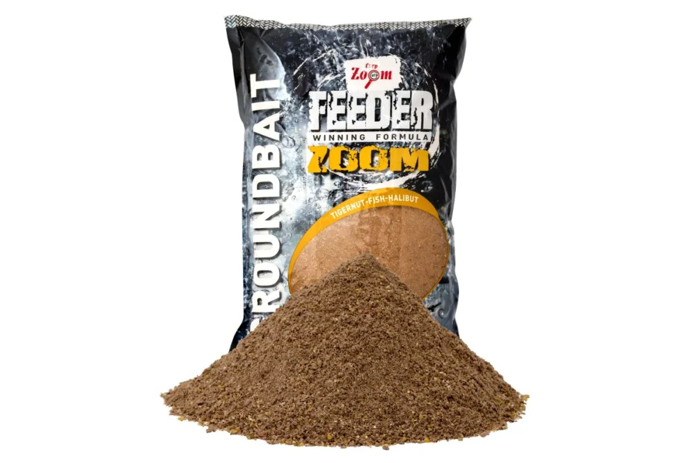 Expressz kézbesítés CarpZoom – Feeder Zoom etetőanyag, tigrismogyorós halibut, halas, 1 kg