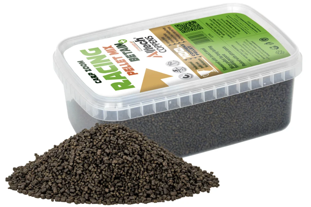 CarpZoom – Racing Pellet Mix Betain+ method box +20 C°, halas, 500 g Kedvezmény