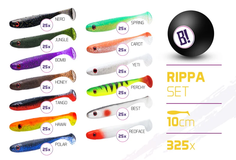 Delphin – Műcsali szettek BOMB Rippa 10cm / 325db Expressz kézbesítés