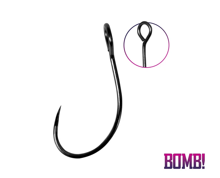 Delphin – BOMB! HardLURE szakáll nélküli horog / 10db Prémium
