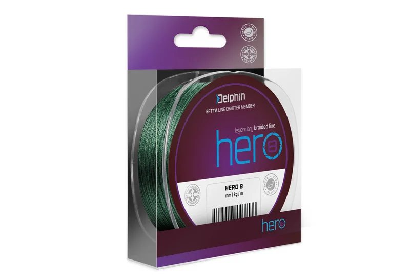 Outlet Delphin – HERO 8 / zöld fonott főzsinór