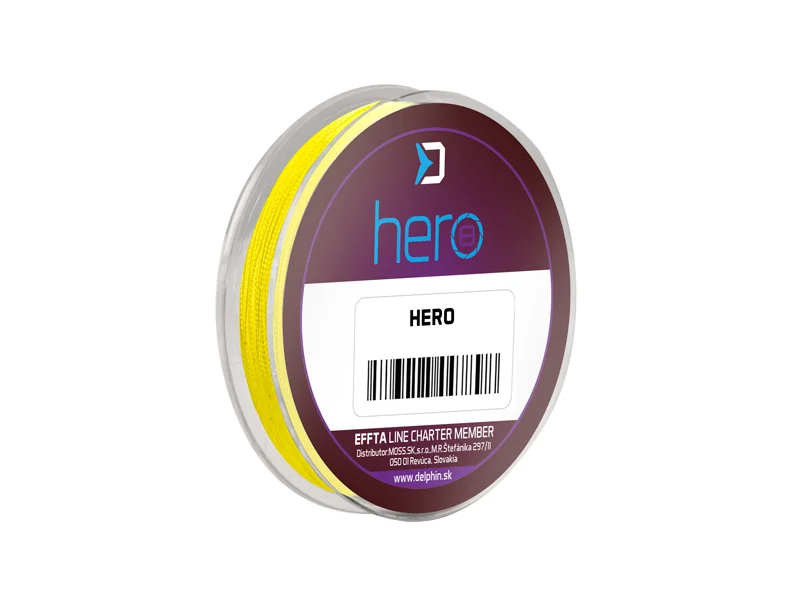 Olcsóbb Delphin – HERO 8 / fluo sárga fonott előkezsinór