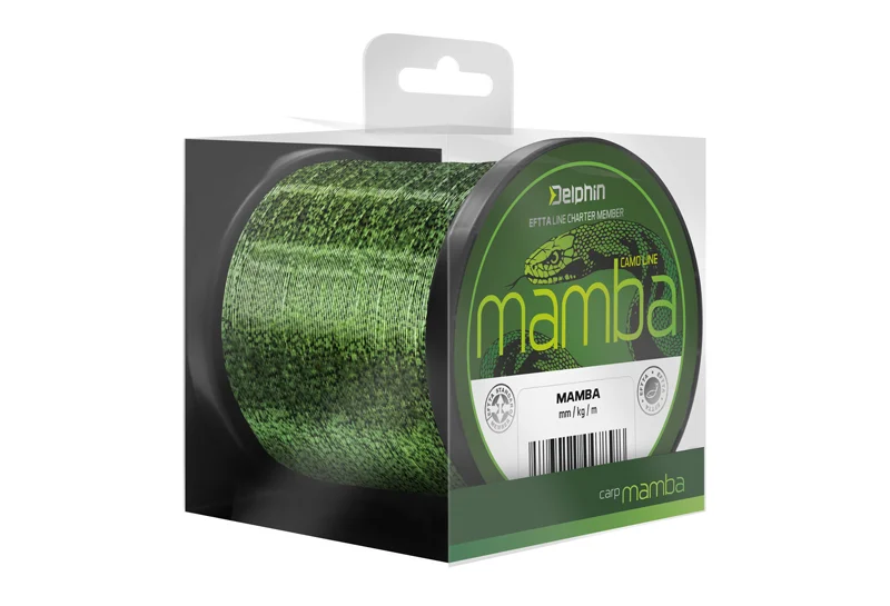 Vásárlói kedvenc Delphin – MAMBA Carp / camou monofil főzsinór