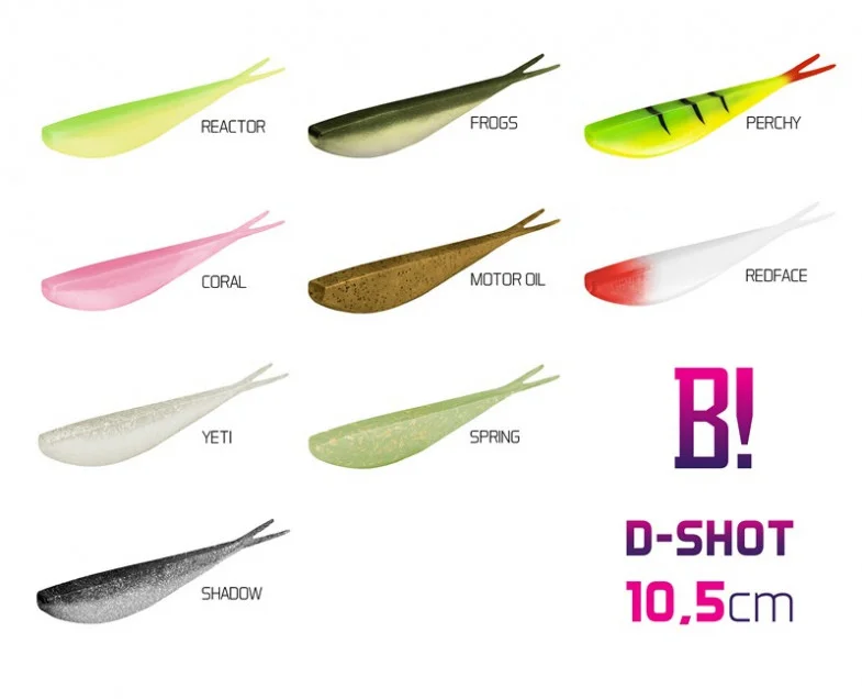 Szezonális akció Delphin – BOMB! Gumihal D-SHOT / 5db