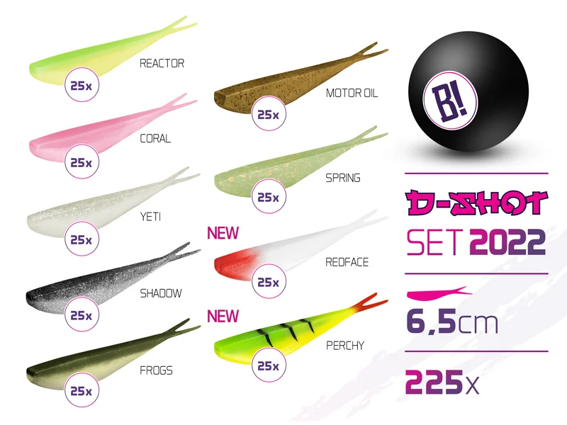 Rendeld meg most Delphin – BOMB D-SHOT 2022 csali szett 6,5cm / 225db