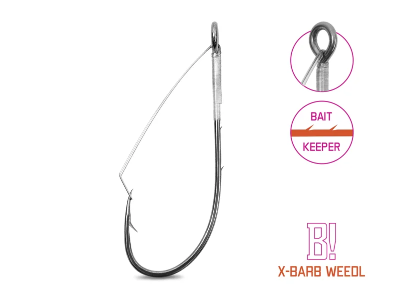 Kihagyhatatlan ajánlat Delphin – B! X-BARB WEEDL bokorugró cheburashka horog / 8db