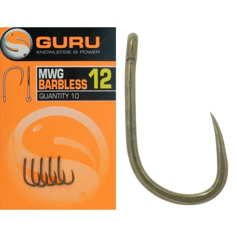 Guru MWG Barbless Horog nr 12 Biztonságos fizetés