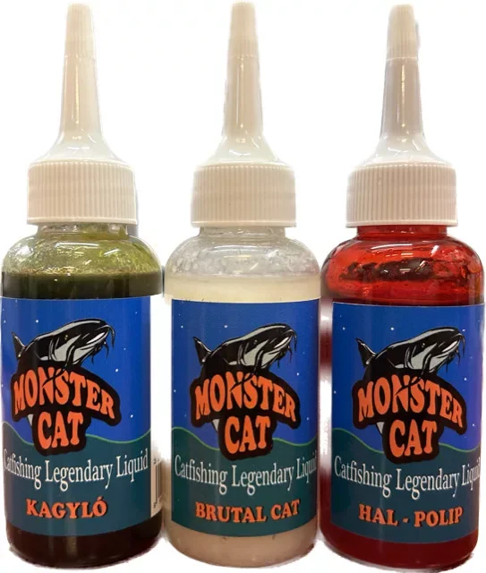 Végkiárusítás MONSTER CAT LEGENDARY LIQUID GÉL - harcsázó aroma Brutal (kevert rendkívül büdös)