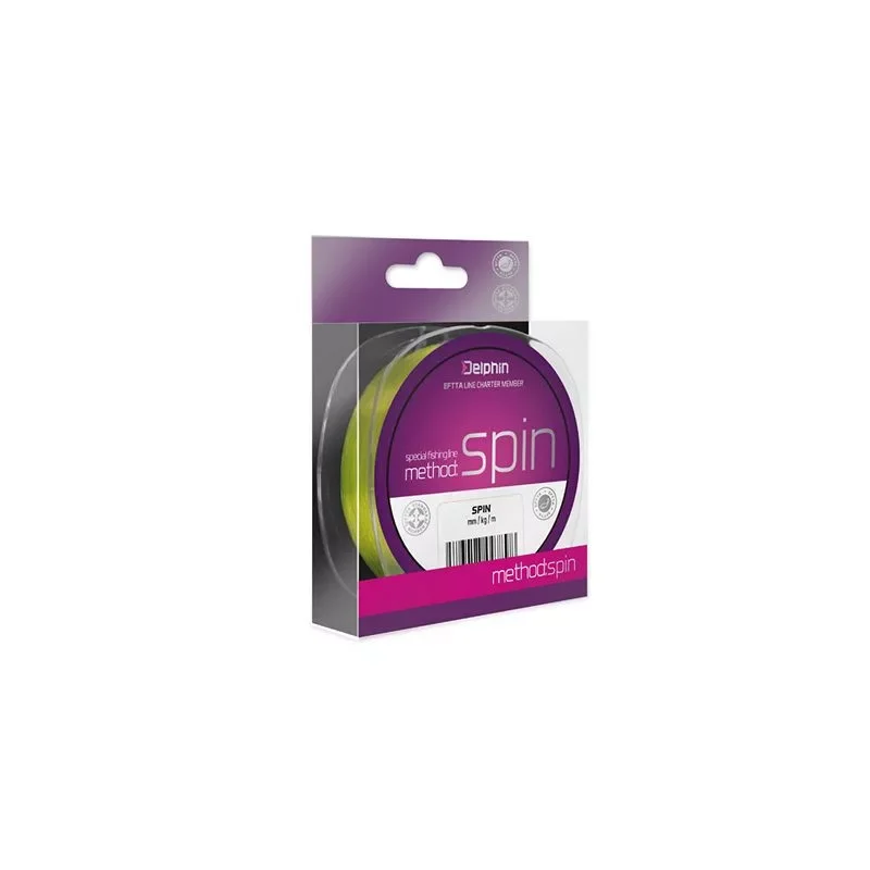 Gyors kiszállítás Delphin METHOD SPIN sárga 0,14mm 1,8kg 150m