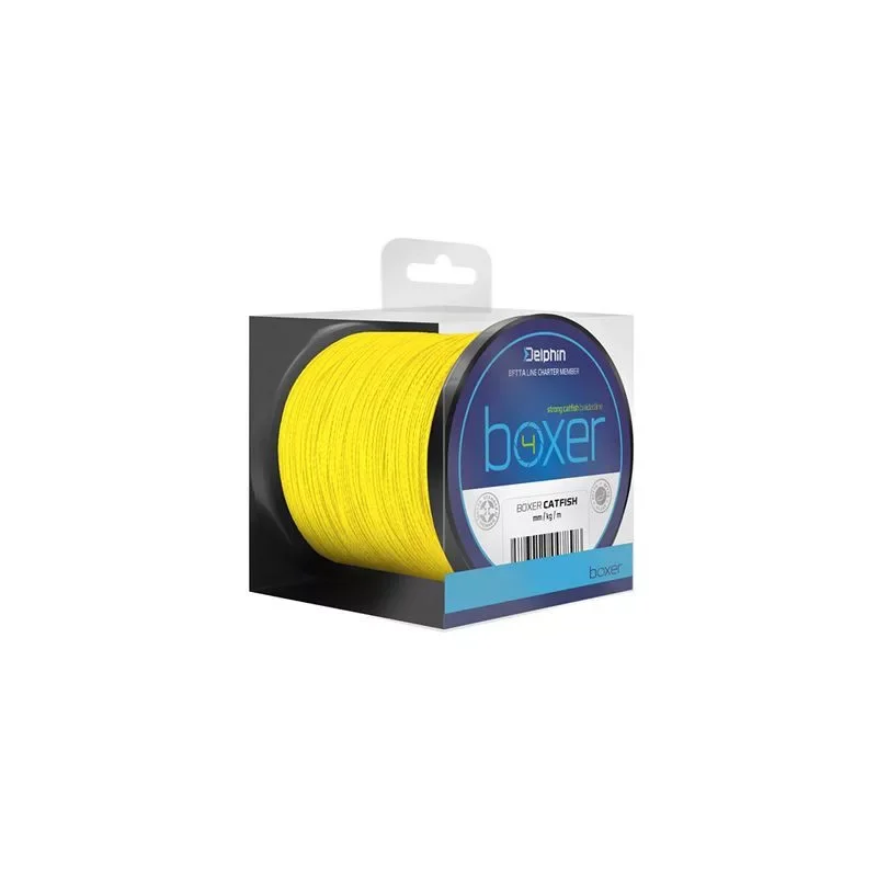 Olcsóbb Delphin BOXER 4 / fluo sárga Fonott főzsinór 1100m 0,40 mm