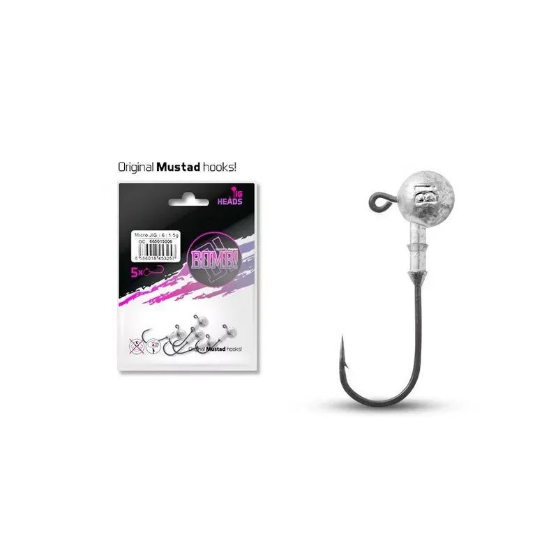 Jig fej Delphin BOMB! / 3db 25g-8/0 Gyors szállítás