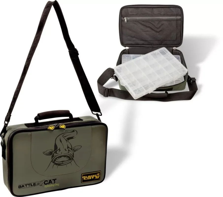 Olcsóbb Black Cat Battle Cat műcsalis táska 38cm khaki 25cm 10cm