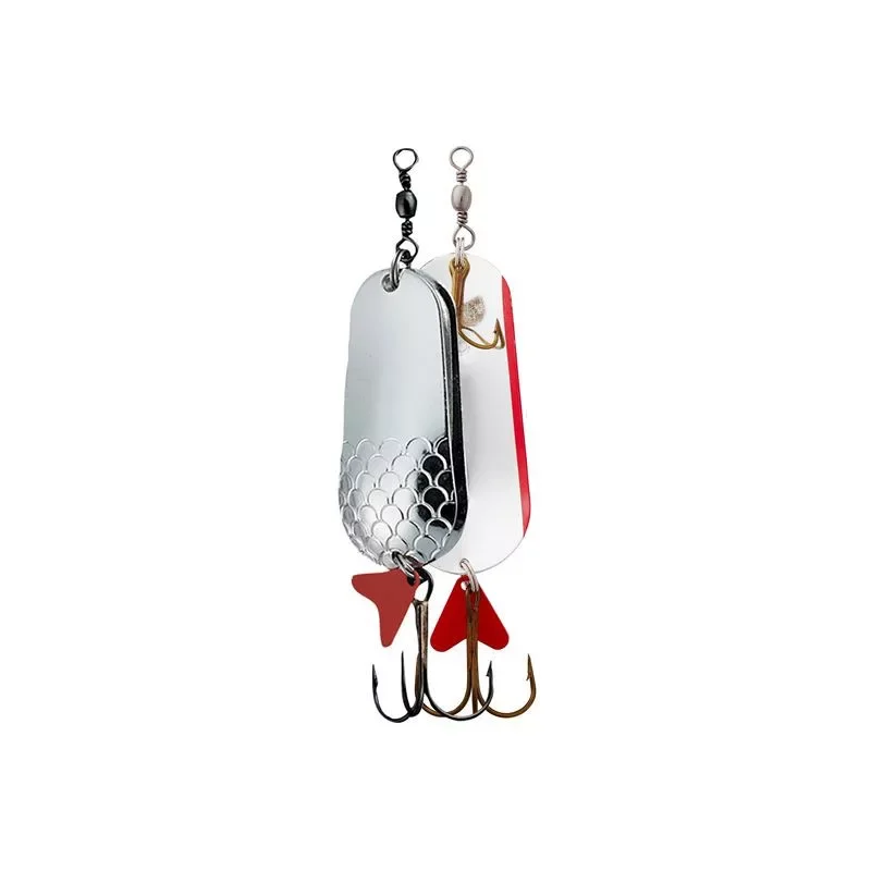 DAM FZ TÁMOLYGÓ VILLANTÓ TWIN SPOON SILVER/SILVER - DUPLA KANÁL 10cm/60g Bestseller