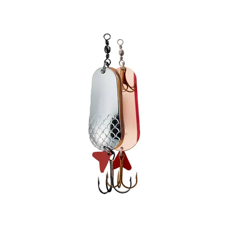 Biztonságos fizetés DAM FZ TÁMOLYGÓ VILLANTÓ TWIN SPOON SILVER/COPPER - DUPLA KANÁL 6,5cm/30g