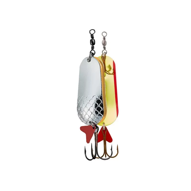 DAM FZ TÁMOLYGÓ VILLANTÓ TWIN SPOON SILVER/GOLD - DUPLA KANÁL 5,5cm/22g Biztonságos fizetés