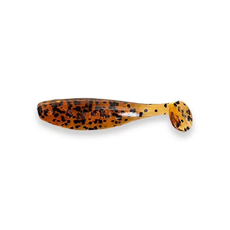 MANNS SHAD AS-Mézszínű, fekete glitter 6 cm Exkluzív ajánlat