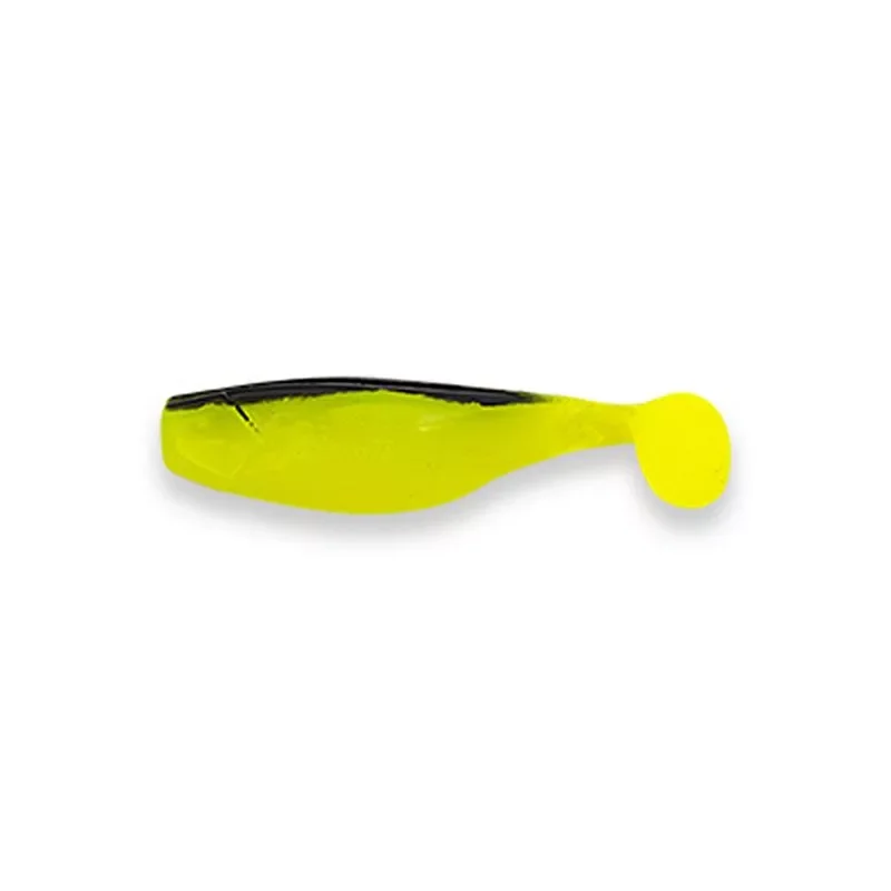MANNS SHAD FCHBB-Fluosárga, fekete háttal 10 cm Kiárusítás
