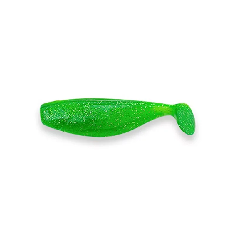 Árengedmény MANNS SHAD FCHSG-Zöld, fluosárga has 10cm 3db/cs