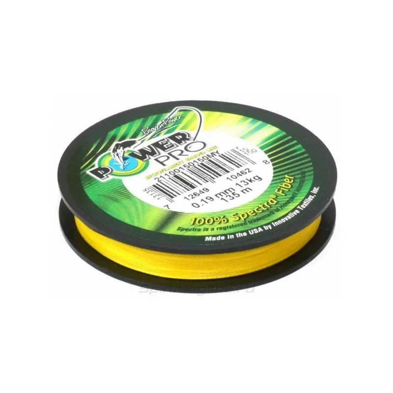 POWER PRO fonott zsinór 135m sárga 0,23 mm Kedvezmény