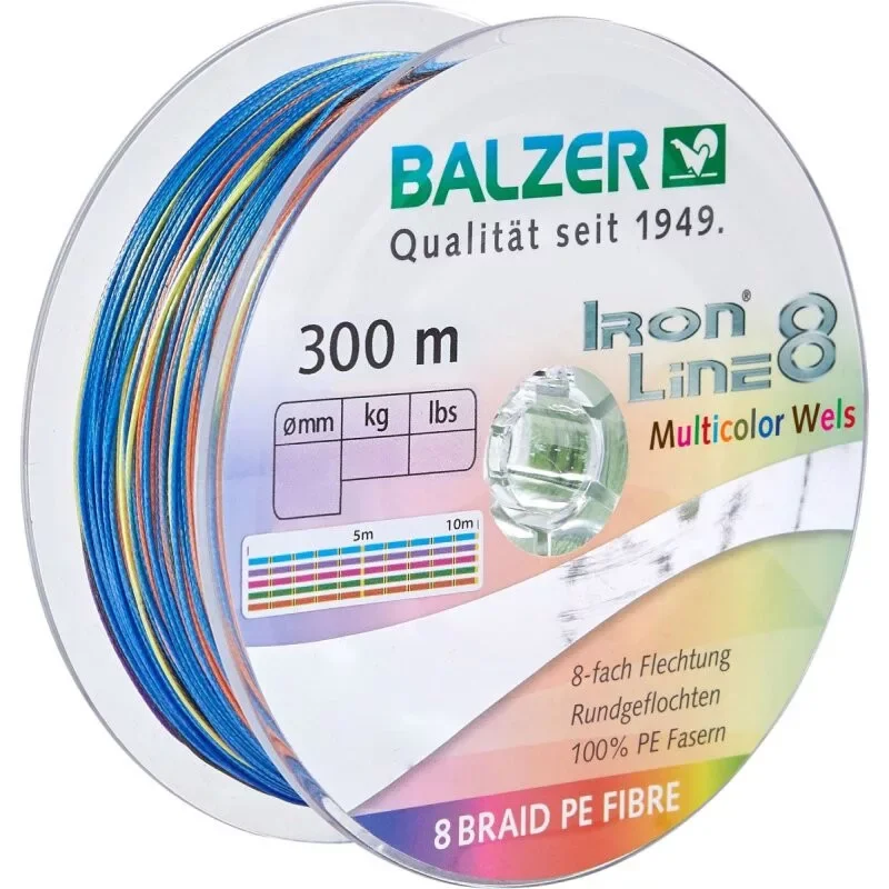 Kedvezményes ár BALZER Iron Line 8 Catfish Multicolor 300m 0,40 mm