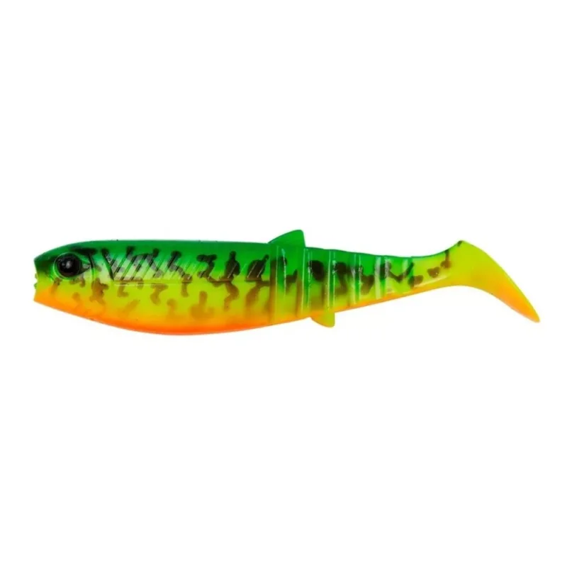 Akciós ár Savage Gear Cannibal Shad Burbot FireTiger 10 cm