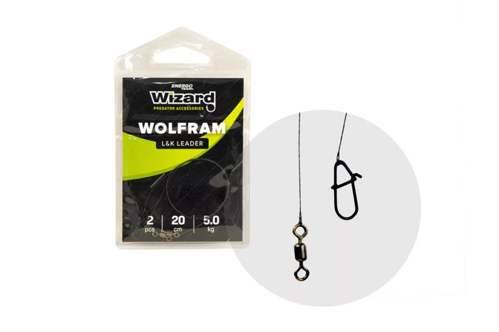 Újdonság WIZARD L&K WOLFRAM LEADER 5KG 20CM 2PCS