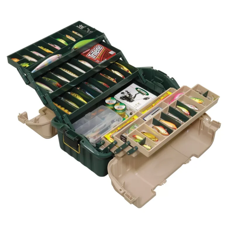 Azonnali szállítás Plano 861600 6-TRAY BOX GRN /SANDSTONE