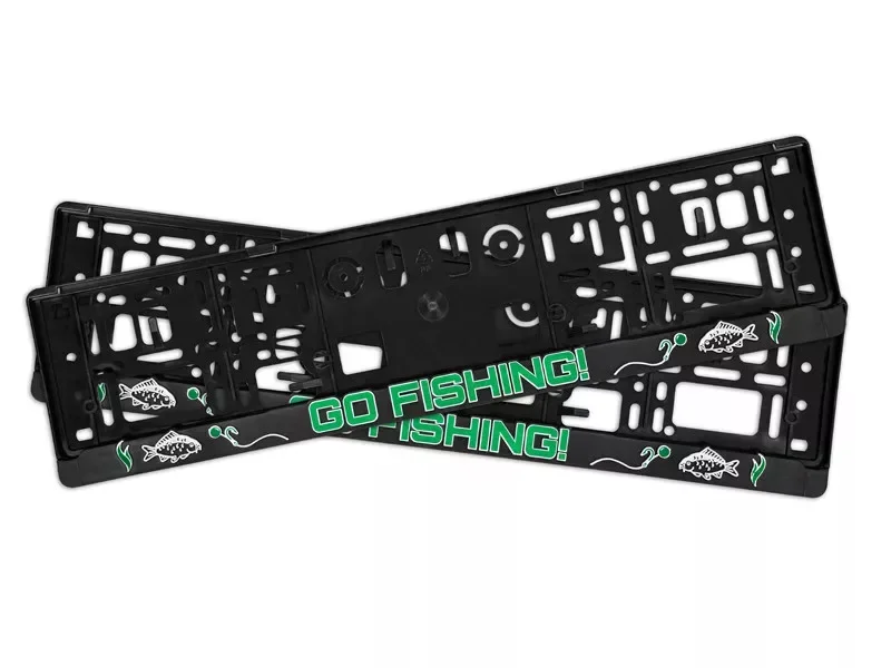 Végkiárusítás Rendszámtábla tartó 3D Delphin GoFishing! / 2db