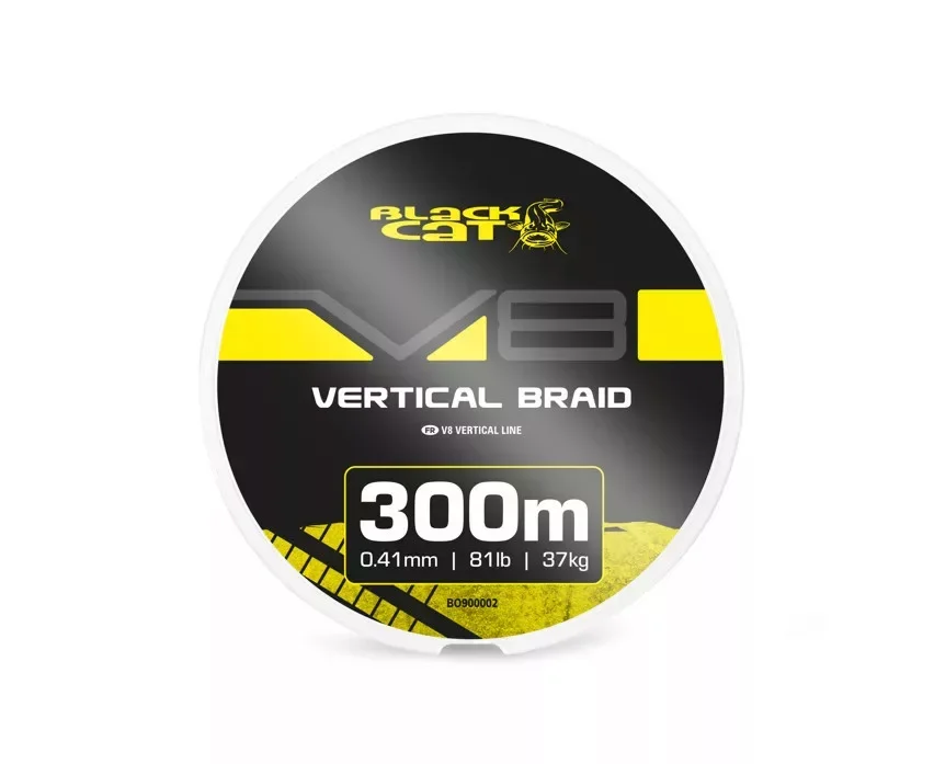 Black Cat V8 Vertical Braid 0,41mm 300m Fonott zsinór Olcsó