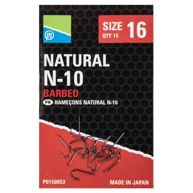 Preston Natural N10 Hooks (P0150050-55) Legnépszerűbb