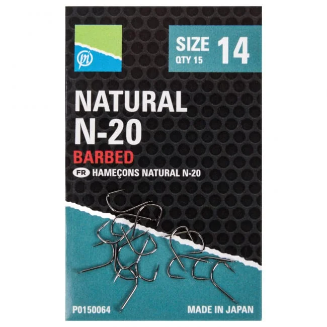 Preston Natural N20 Hooks (P0150062-66) Kedvezmény