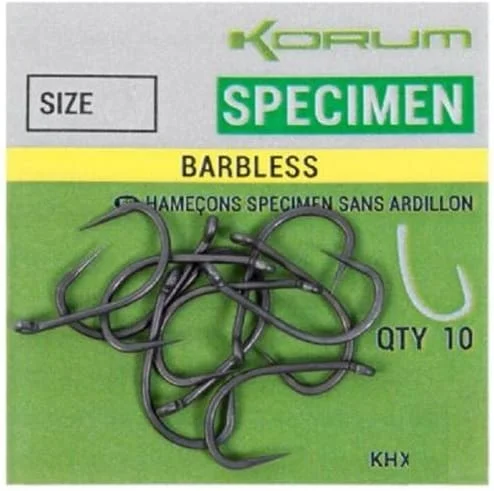 Akciós ár Korum Xpert Specimen Barbless Hooks (KHXSN)