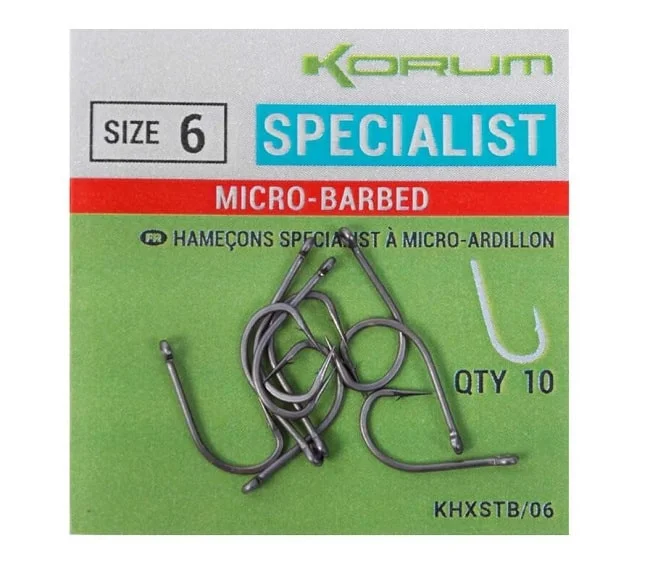 Korum Xpert Specialist Micro Barbed Hooks (KHXSTB) Árcsökkenés