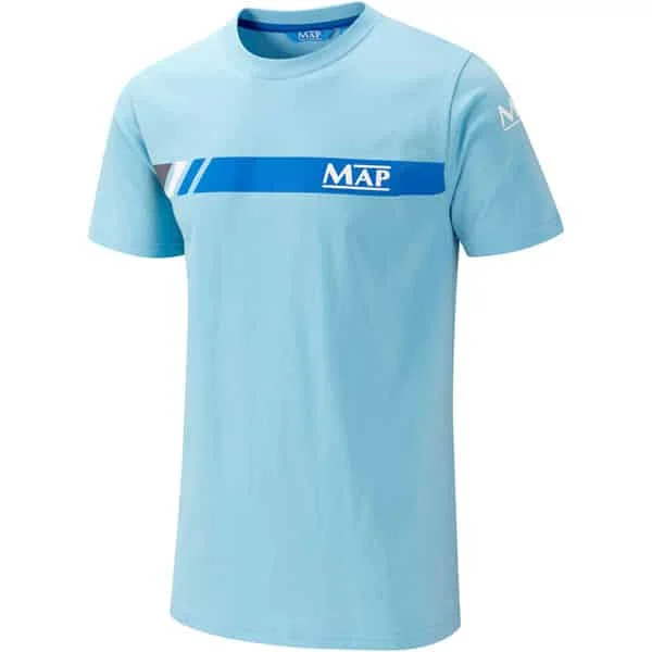 Map Graphic T-Shirt Sky Blue (T4105-08) Azonnali szállítás