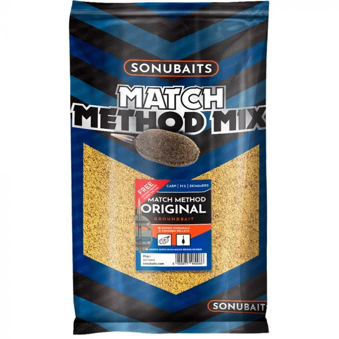 Árcsökkenés Sonubaits Match Method Mix 2KG (S1770020-21)