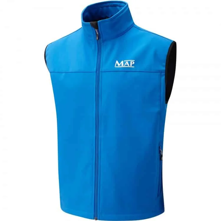 Expressz kézbesítés Map Softshell Gilet Blue (T4077-80)