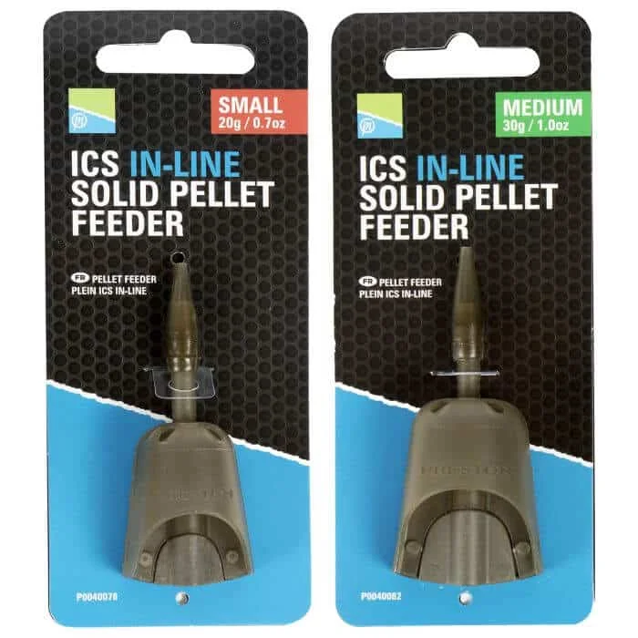 Legnépszerűbb Preston ICS In-Line Solid Pellet Feeders (P0040078-83)