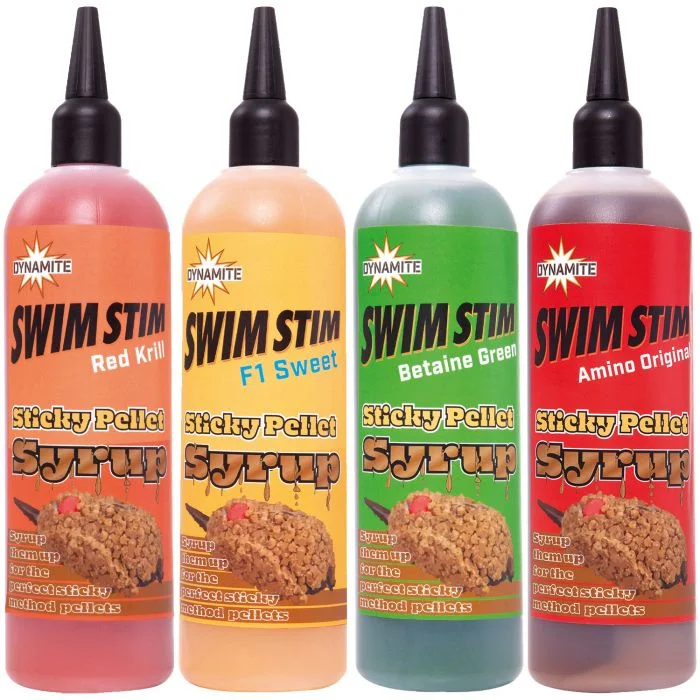 Kedvezményes ár Dynamite Baits Swim Stim Sticky Pellet Syrups (DY1495-1498)