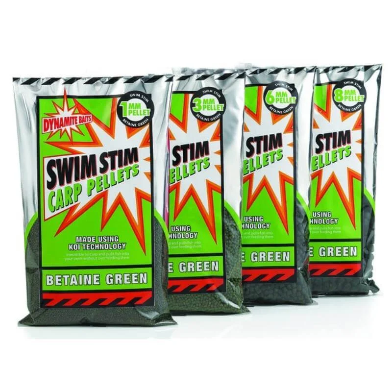 Prémium Dynamite Baits Swim Stim Betaine Green Pellets (DY100-1400)