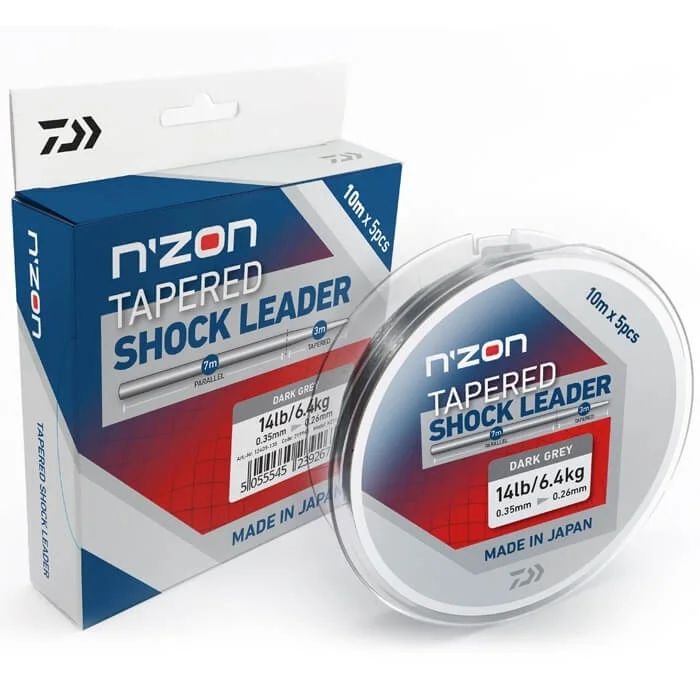 Kedvezmény Daiwa N’Zon Tapered Shock Leaders (12405-125-135)