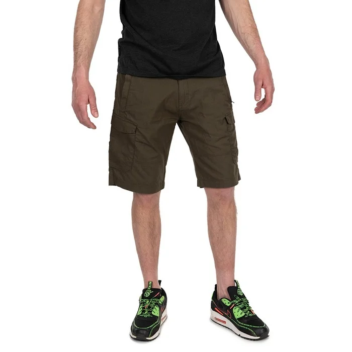 Fox Collection Green & Black LW Cargo Shorts (CCL256-261) Végkiárusítás