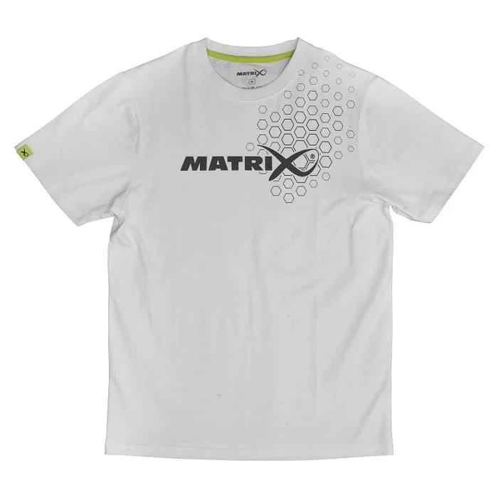 Azonnal elérhető Matrix Hex Print White T-Shirt (GPR381-386)