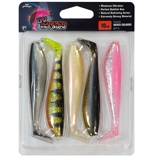 Exkluzív ajánlat Fox Rage Zander Pro Shad UV Mixed Colour Pack (NMC001-003)