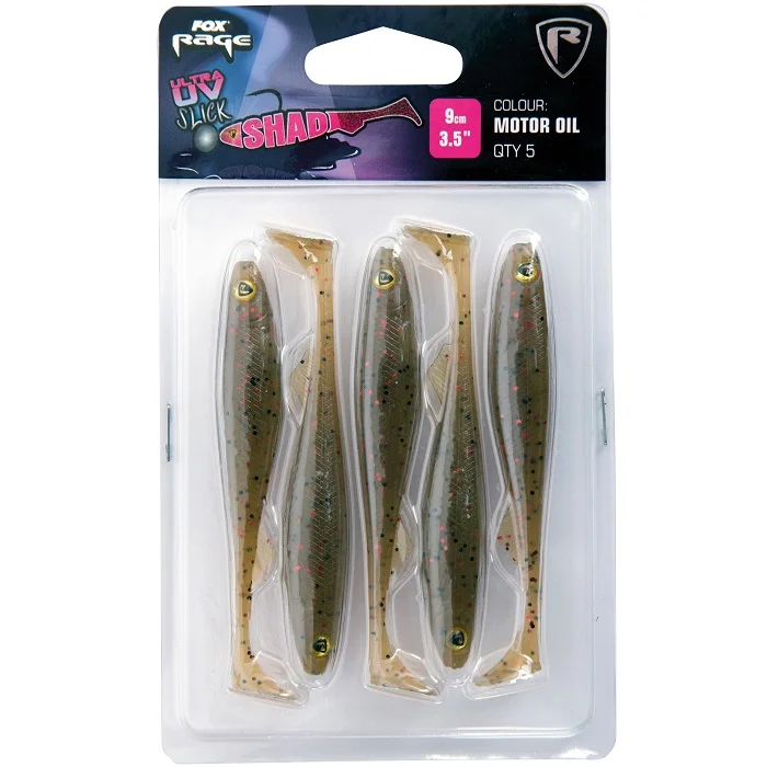 Fox Rage Slick Shad Single Colour Pack 9CM (NSC021-158) Prémium