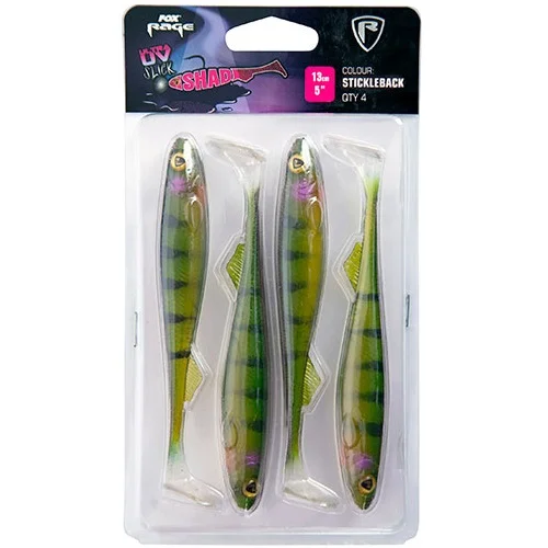 Fox Rage Slick Shad Single Colour Pack 13CM (NSC031-160) Bestseller