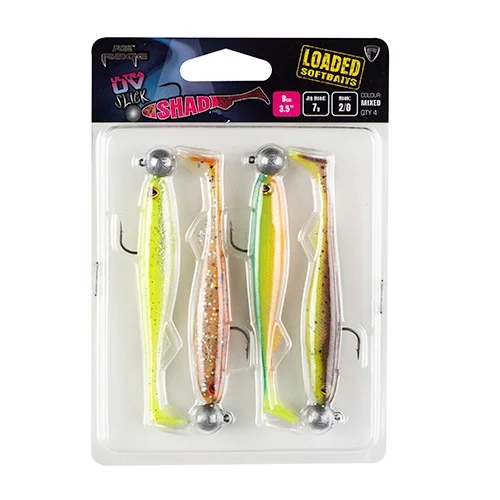 Korlátozott ajánlat Fox Rage Slick Shad Loaded UV Mixed Colour Pack (NMC050-052)