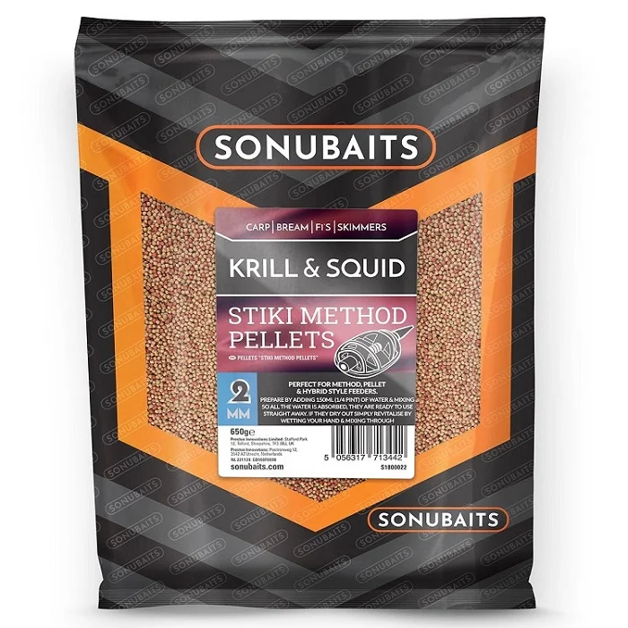 Sonubaits Krill & Squid Stiki Method Pellets (S1800022-43) Gyors kiszállítás