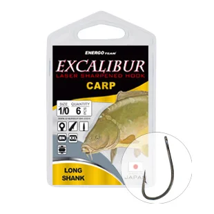 EXCALIBUR HOROG CARP LONG SHANK BN 1/0 Gyors kiszállítás